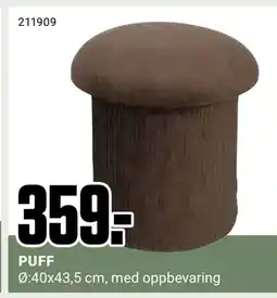 Europris PUFF tilbud