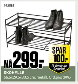 Europris SKOHYLLE tilbud