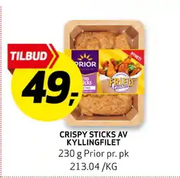 Bunnpris CRISPY STICKS AV KYLLINGFILET tilbud