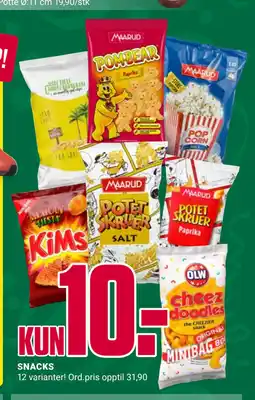 Europris SNACKS tilbud