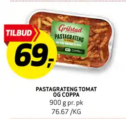 Bunnpris PASTAGRATENG TOMAT OG COPPA tilbud