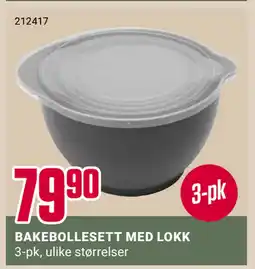 Europris BAKEBOLLESETT MED LOKK tilbud