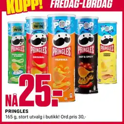 Europris PRINGLES tilbud