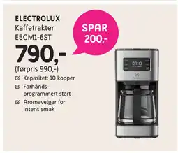ELON ELECTROLUX Kaffetrakter E5CM1-6ST tilbud
