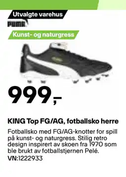 XXL Sport KING Top FG/AG, fotballsko herre tilbud