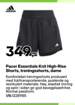XXL Sport Pacer Essentials Knit High-Rise Shorts, treningsshorts, dame tilbud