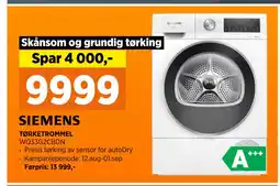 POWER TØRKETROMMEL tilbud