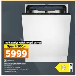 POWER INTEGRERT OPPVASKMASKIN tilbud