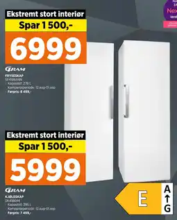 POWER FRYSESKAP tilbud