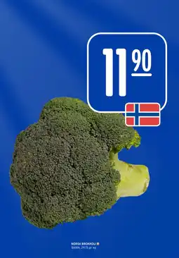Rema 1000 NORSK BROKKOLI tilbud