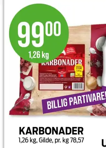 Kiwi KARBONADER 1,26 kg, Gilde tilbud