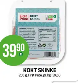 Kiwi KOKT SKINKE 250 g, First Price tilbud