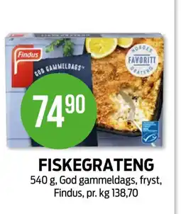 Kiwi FISKEGRATENG tilbud