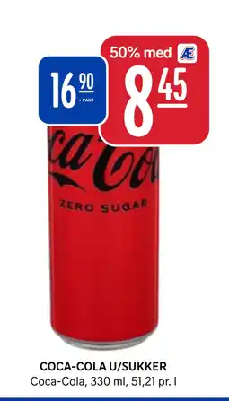 Rema 1000 COCA-COLA U/SUKKER tilbud