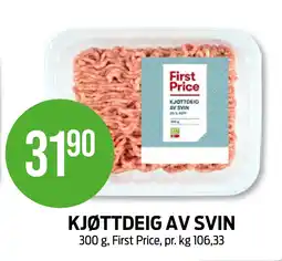 Kiwi KJØTTDEIG AV SVIN tilbud