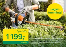 Felleskjøpet Stihl batteridrevet hekksaks HSA 45 tilbud