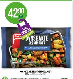 Kiwi OVNSBAKTE GRØNNSAKER tilbud