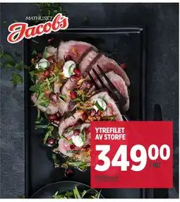 Jacobs YTREFILET AV STORFE tilbud