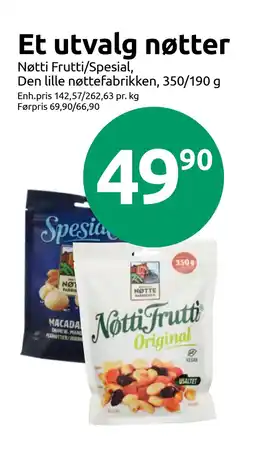 Joker Et utvalg nøtter tilbud