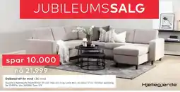 Skeidar Square U-hjørnesofa Tekstil Enter 10 Liver med arm 4 og runde ben i eik natur 12 cm tilbud