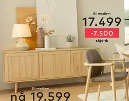 Skeidar Woodcraft skjenk tilbud