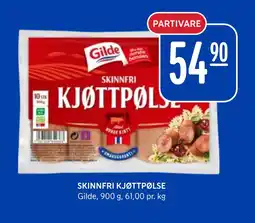 Rema 1000 SKINNFRI KJØTTPØLSE tilbud