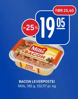 Rema 1000 BACON LEVERPOSTEI tilbud