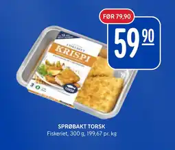 Rema 1000 SPRØBAKT TORSK tilbud