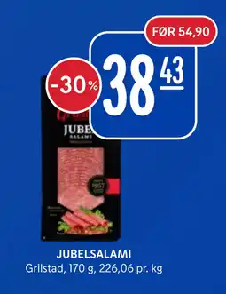 Rema 1000 JUBELSALAMI tilbud