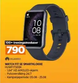POWER WATCH FIT SE SMARTKLOKKE HUWFITSEBK tilbud