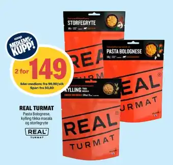 Coop Extra Real turmat kylling tikka masala tilbud