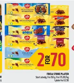 Coop Prix Melkesjokolade sjokoladeplate tilbud