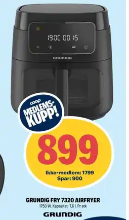 Coop Extra Grundig airfryer tilbud