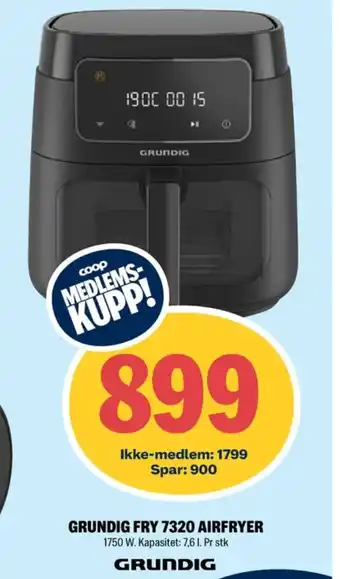 Coop Extra Grundig airfryer tilbud