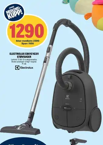 Coop Extra Electrolux støvsuger tilbud