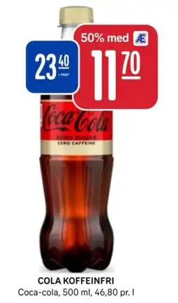 Rema 1000 Koffeinfri coca cola zero koffeinfri tilbud