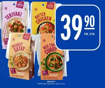 Rema 1000 Rema 1000 teriyaki smakskit tilbud