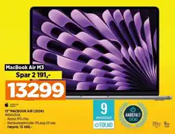 POWER 13" MACBOOK AIR (2024) tilbud