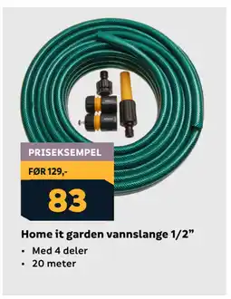 Megaflis Home it garden vannslange 1/2” tilbud