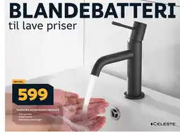 Megaflis Celeste Ely servantbatteri matt sort tilbud