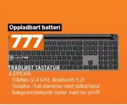 POWER TRÅDLØST TASTATUR JLEPICKB tilbud