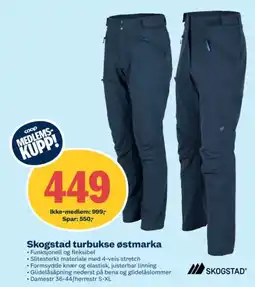 Coop Obs Skogstad turbukse østmarka tilbud