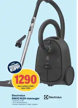 Coop Obs Electrolux EB61C1G311 støvsuger tilbud