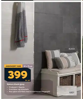 Megaflis Nature black/grey tilbud