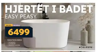 Megaflis Celeste Treviso badekar tilbud