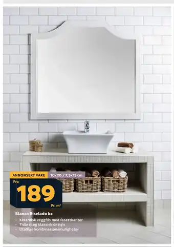 Megaflis Blanco Biselado bx tilbud