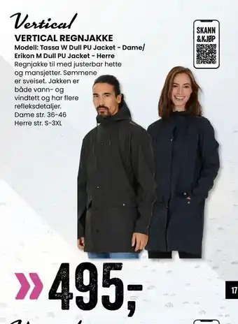 Sport Outlet VERTICAL REGNJAKKE tilbud