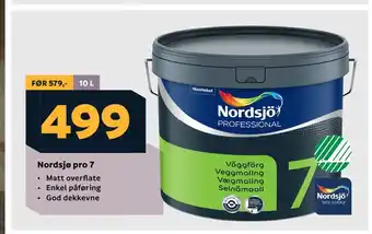 Megaflis Nordsjø pro 7 tilbud