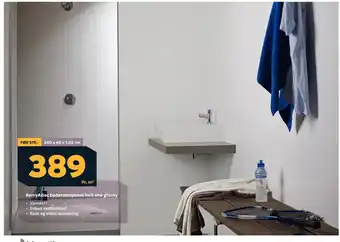 Megaflis BerryAlloc baderomspanel hvit snø glossy tilbud