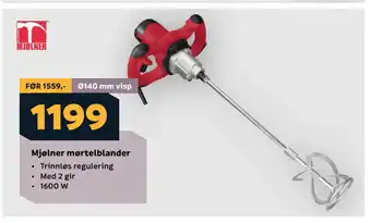 Megaflis Mjølner mørtelblander tilbud